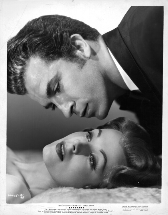 Póster Arlene Dahl And Fernando Lamas In 'Sangaree'