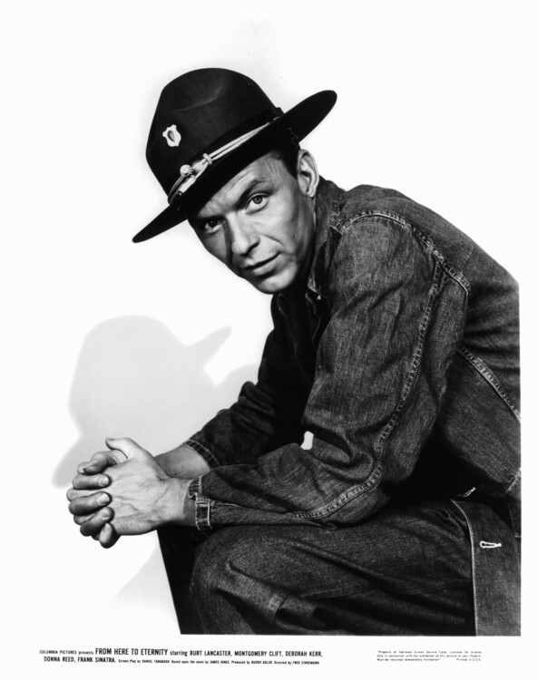 Canvas Print Frank Sinatra In 'From Here To Eternity'
