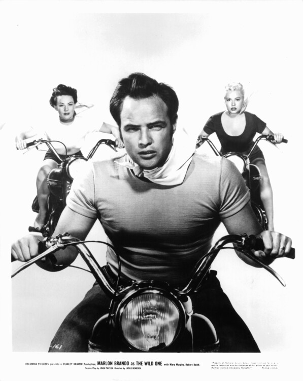 Poster Mary Murphy and Marlon Brando In 'The Wild One'