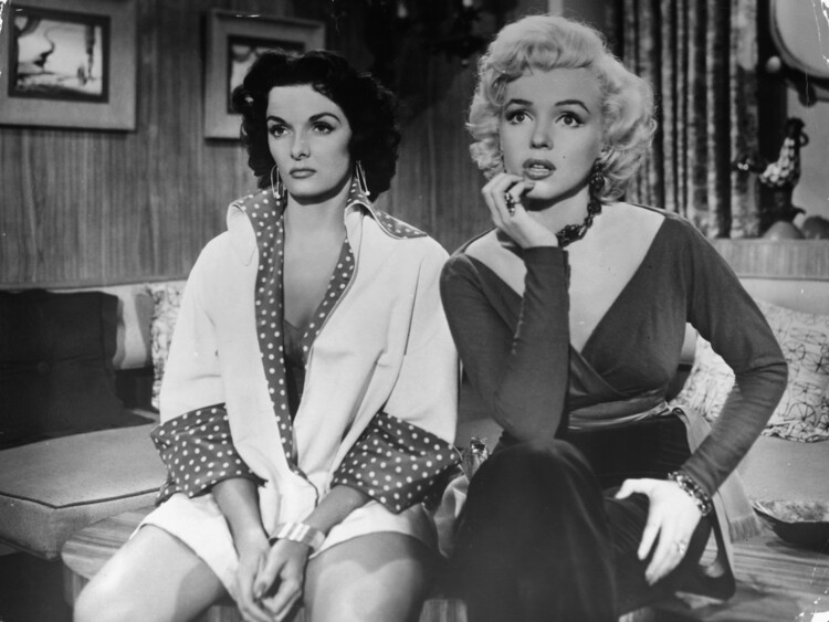Poster Jane Russell And Marilyn Monroe In