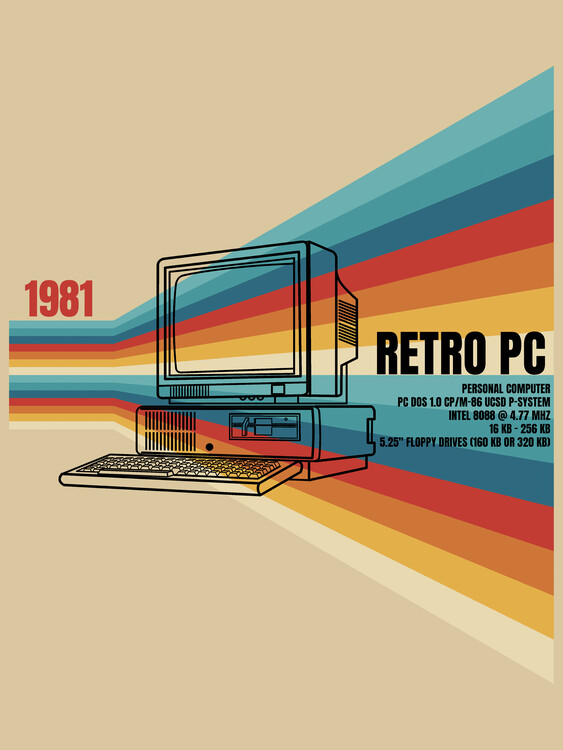 Poster Retro PC