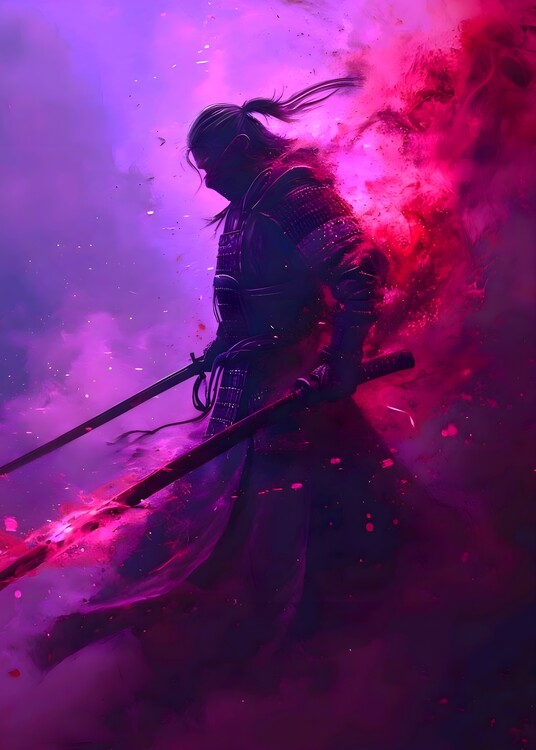 Poster Samurai shadow