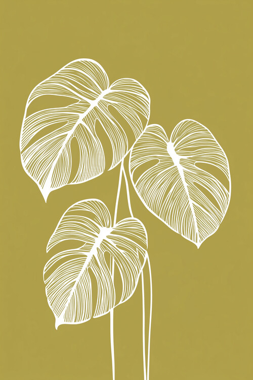 Poster Monstera Leafes