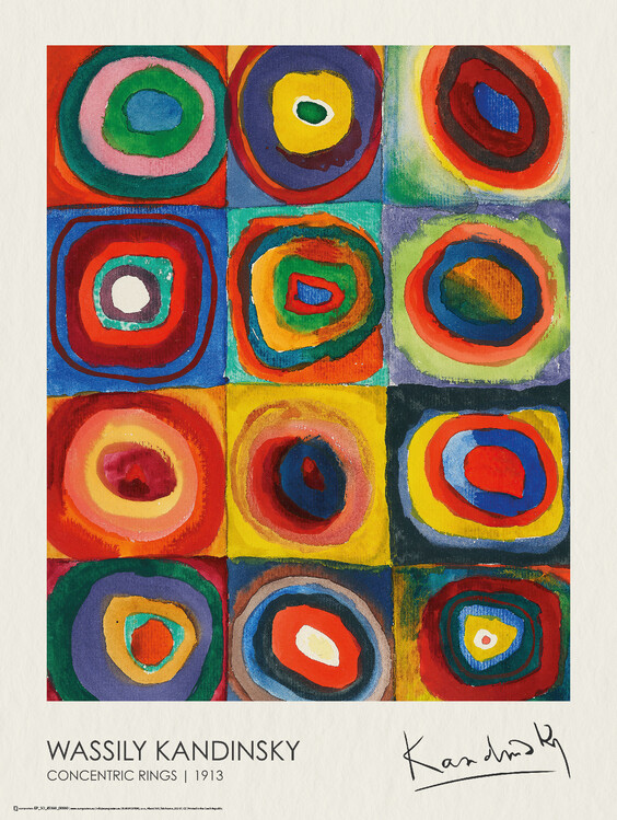 Poster Concentric Rings (1913)