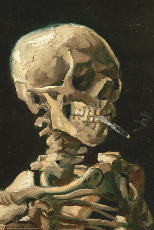 Poster Head of A Skeleton