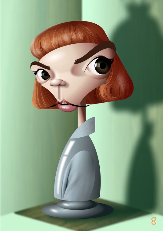 Poster Queens Gambit