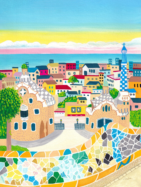 Poster Barcelona Spain