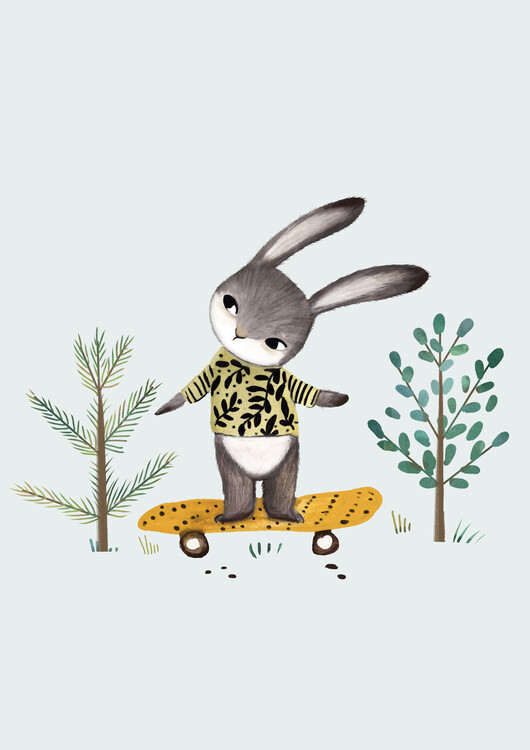 Poster outdoor rabbit