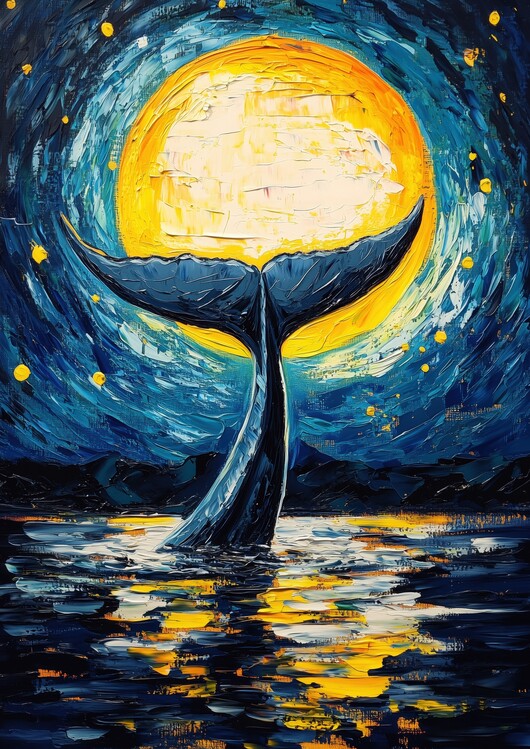 Plakat Whale Tail