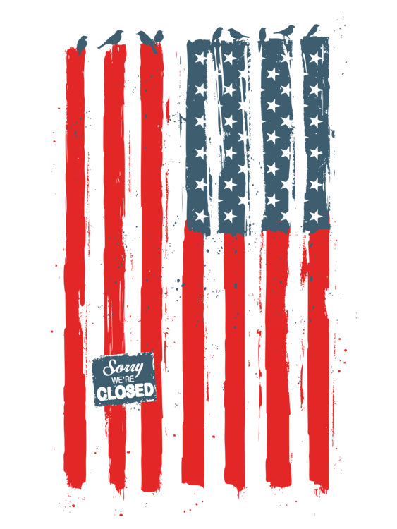 T-shirt Sorry We're Closed