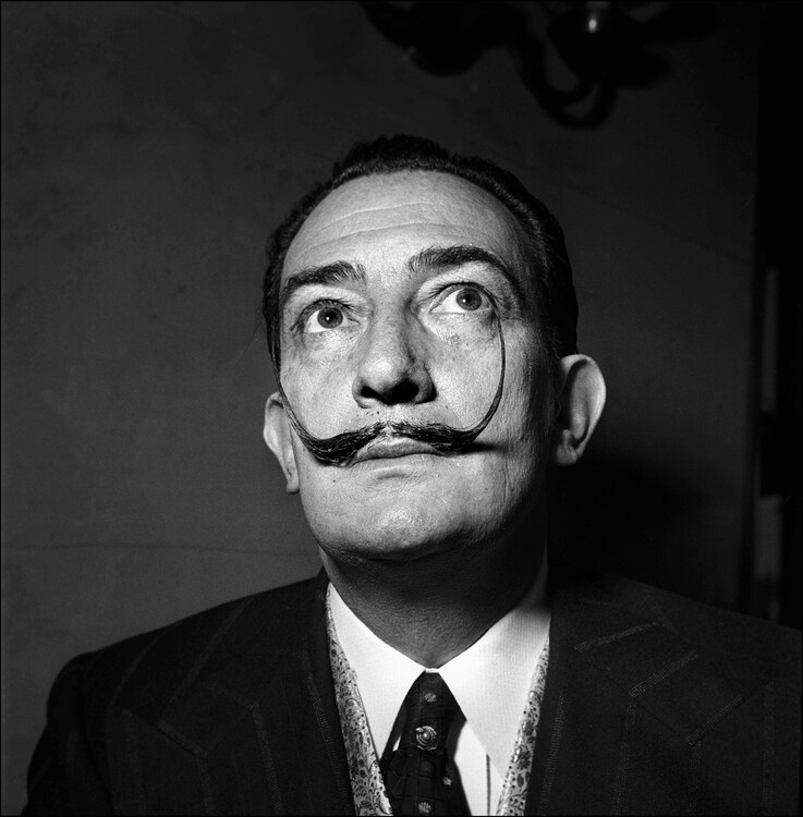 Slika na platnu Salvador Dali In Paris, France In 1953