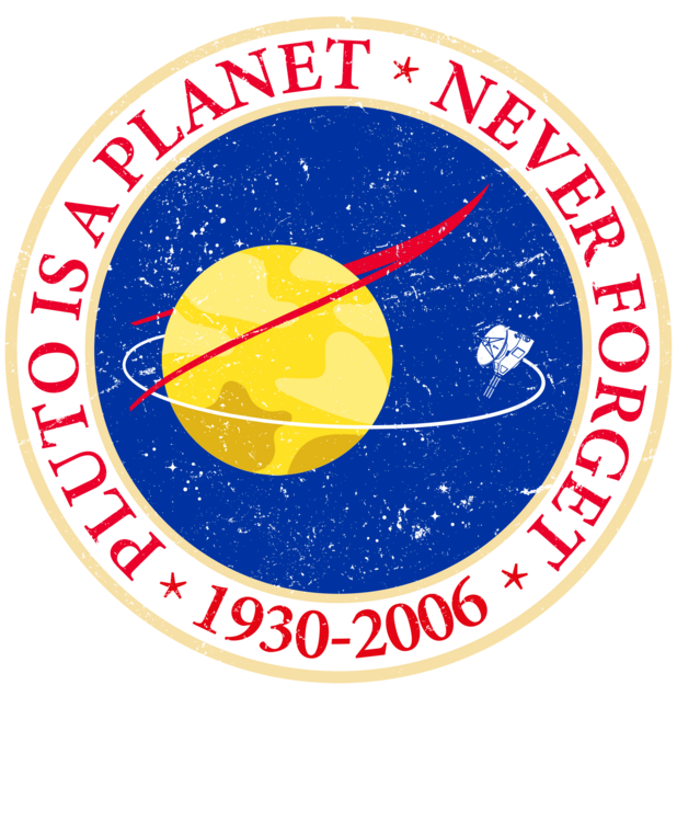 T-shirt Pluto is a planet