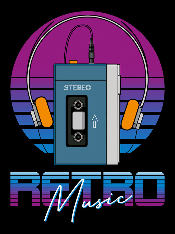 Αφίσα Retro Music