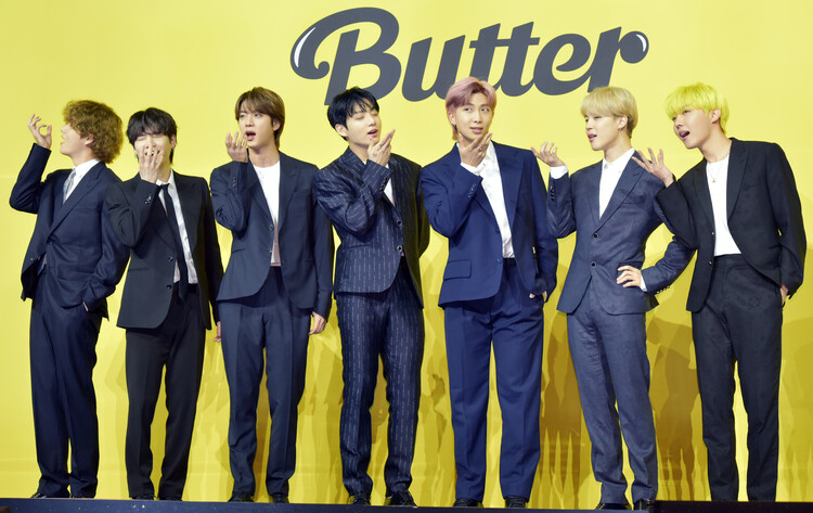 Canvas Print BTS's Digital Single 'Butter' Release Press