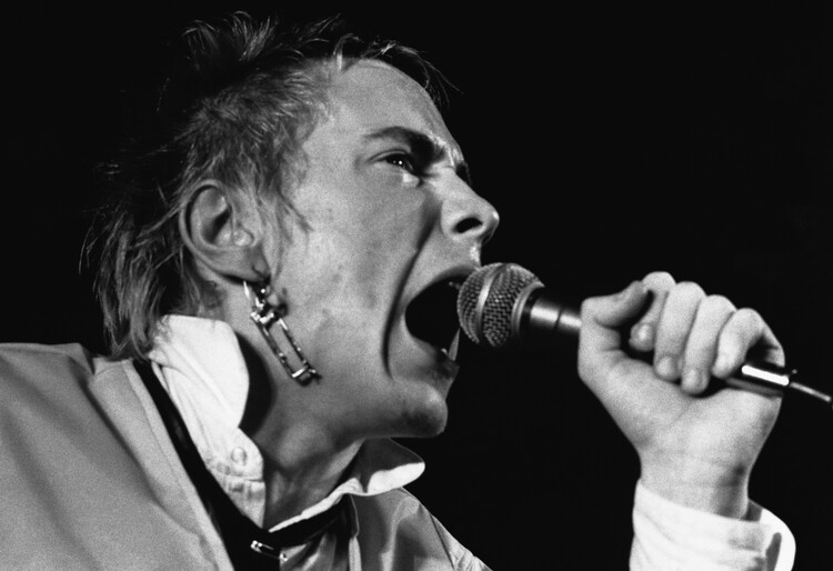 Plakát, Obraz - Johnny Rotten of The Sex Pistols, 40 × 26.7 cm