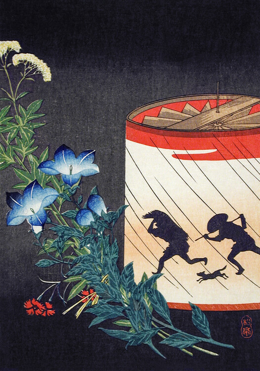 Плакат Bellflower and Lantern