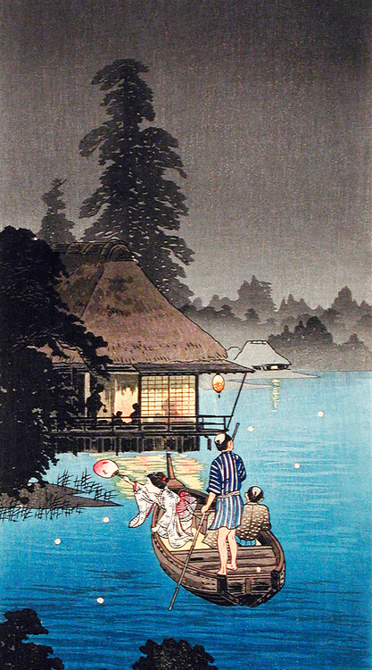 Poster Enjoying Evening Cool (1926)