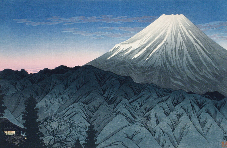 Poster Mount Fuji From Hakone (1930)
