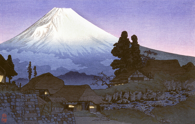 Quadro em tela Mikuhō (Fuji)