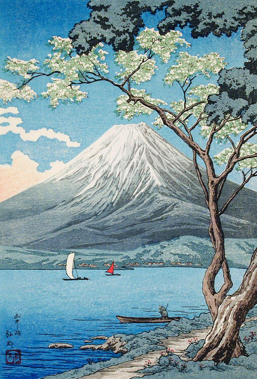 Poster Mount Fuji from Lake Yamanaka