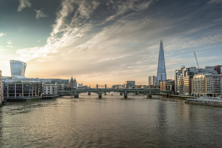 Плакат London Morning Skyline