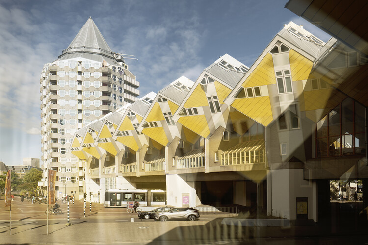 Плакат Rotterdam Gelbe Häuser