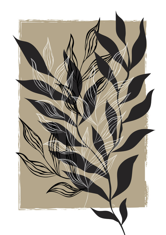 Poster Black Seaweed
