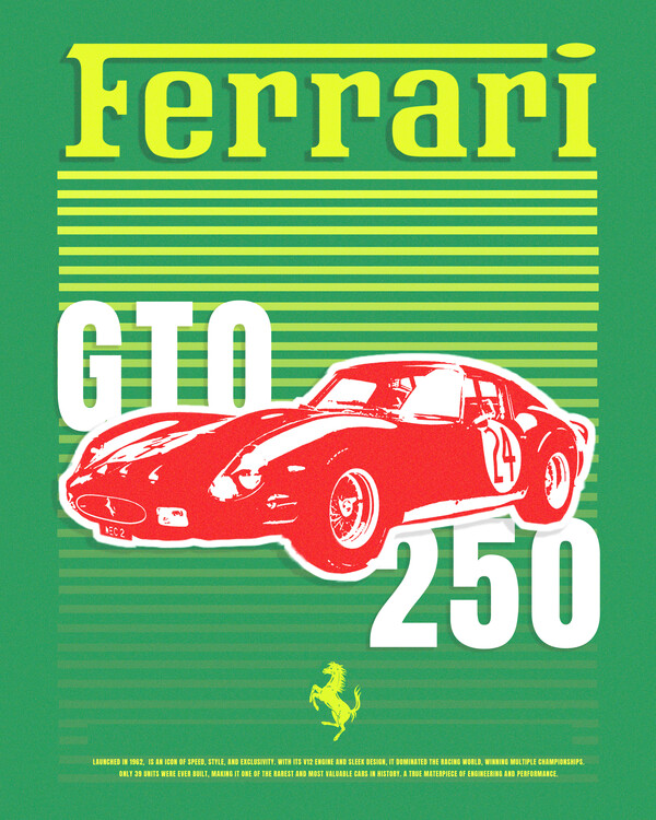 Plakát 250 car poster