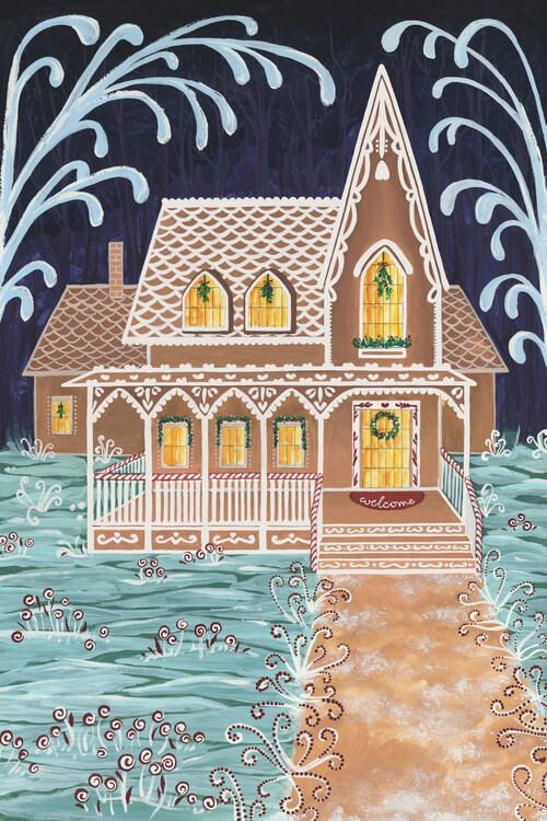 Плакат Sweet gingerbread house