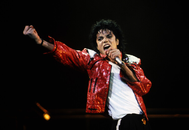 Canvas Print Michael Jackson - File Photos By Kevin Mazur