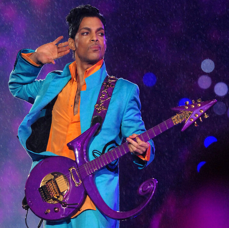 Poster Prince at Super Bowl XLI