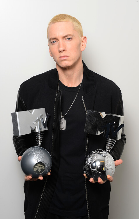 Poster Eminem at MTV EMA's 2013