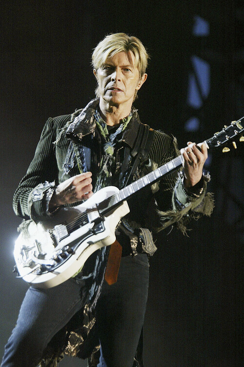 Poster David Bowie performs