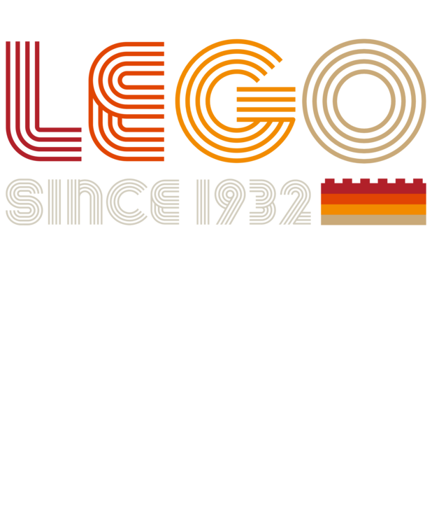 T-shirt Retro bricks since 1932