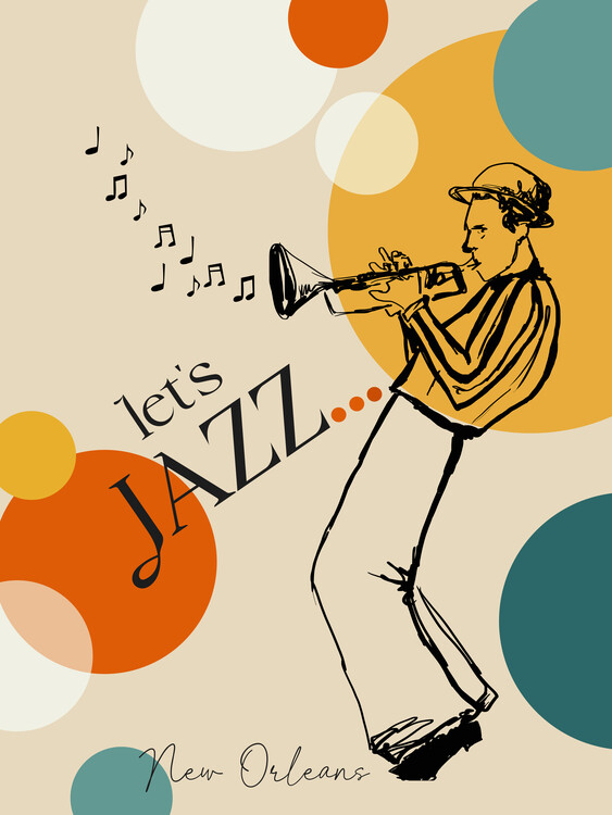 Poster Let's jazz