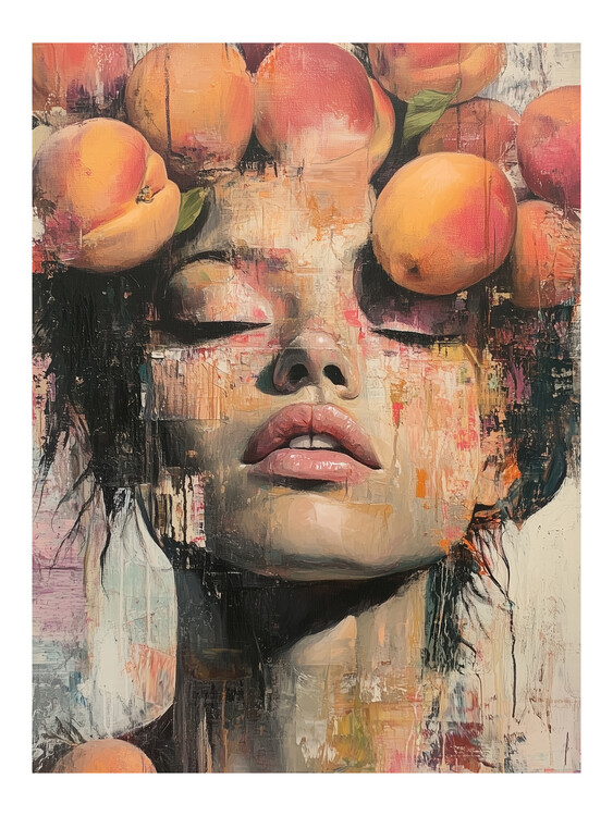 Poster Peaches in her hair