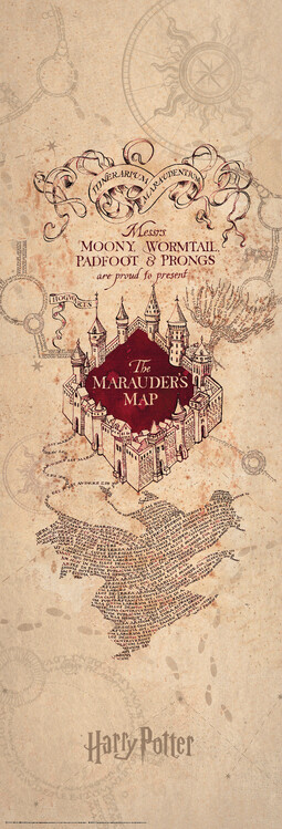 Poster Harry Potter - The Marauder's Map