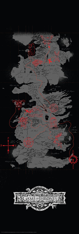 Poster Game of Thrones - Map