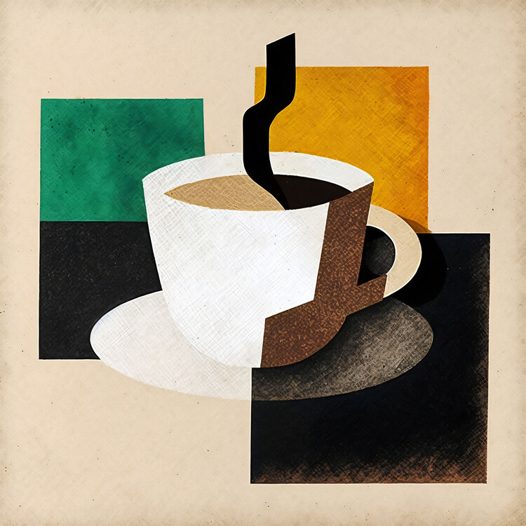 Αφίσα Boho Coffee, Minimalist Art, Kitchen decor