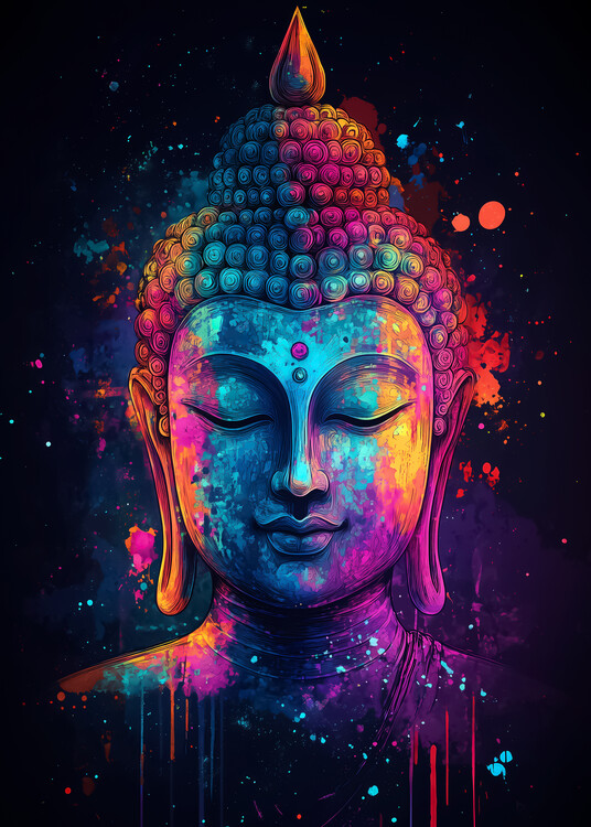 Plakát digital art - Buddha