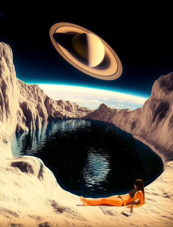 Poster Moon Pool