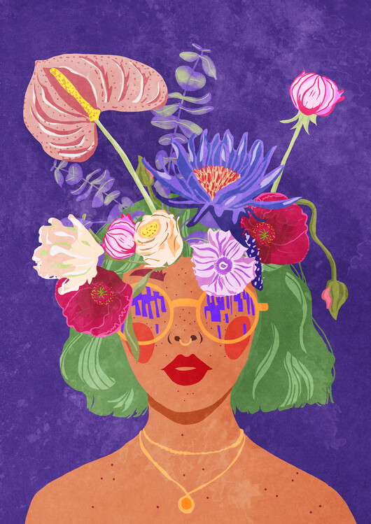 Poster Flower head