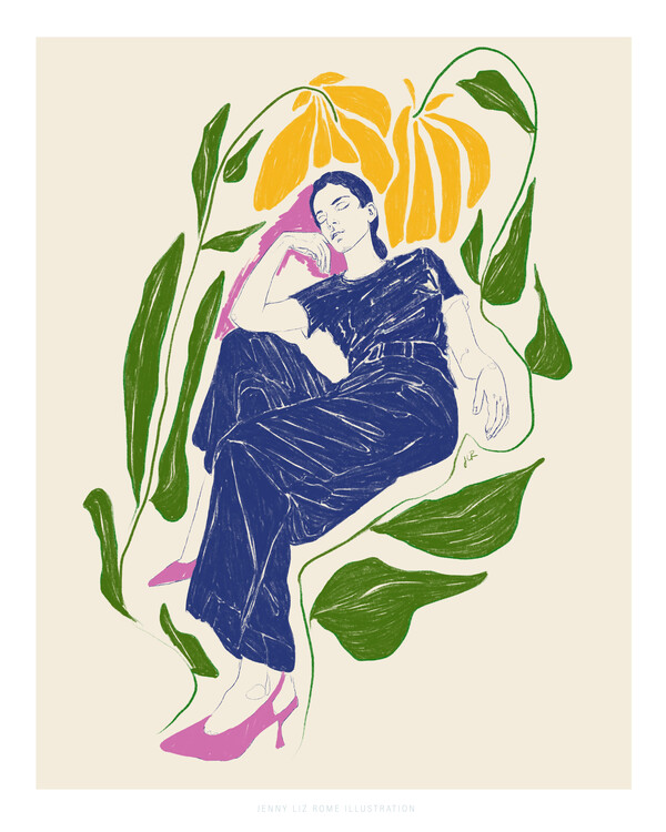 Poster Quiet in the garden