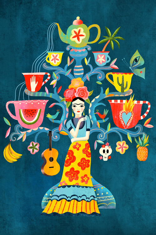 Poster Frida Mexican Tree of Life