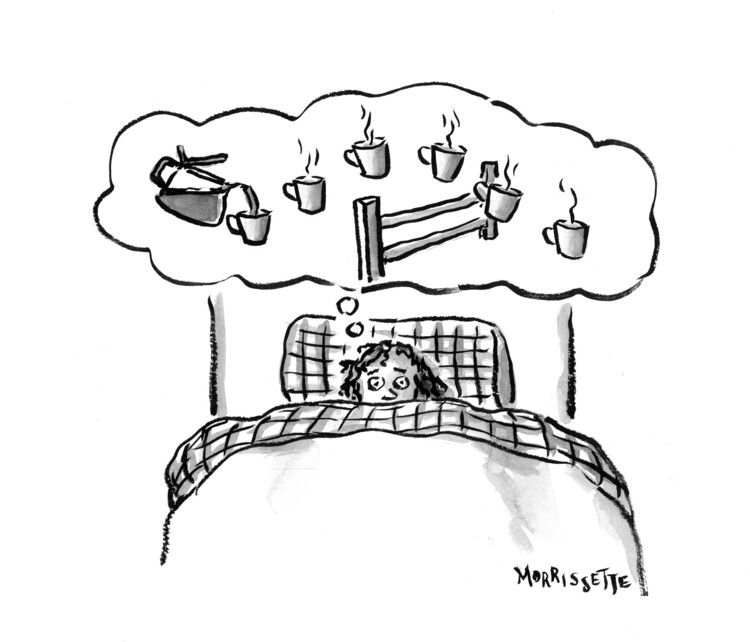 Canvas Print Counting Coffee