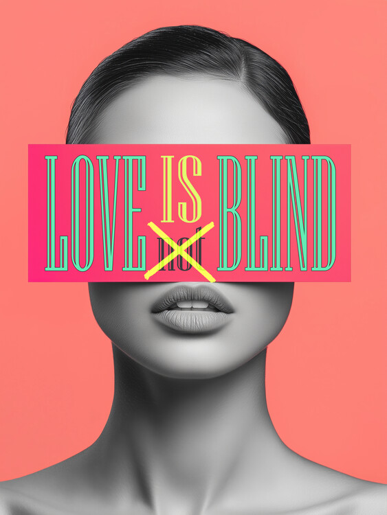 Poster Love is not blind