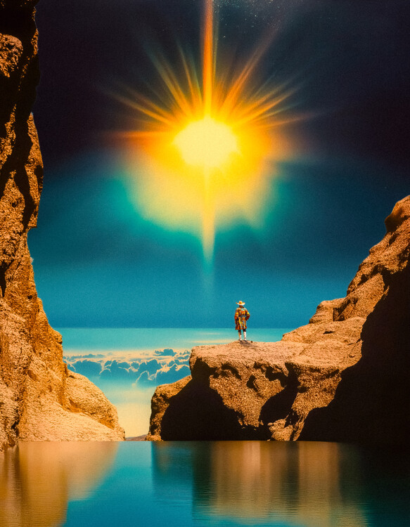 Poster Voyager at the Edge of Light