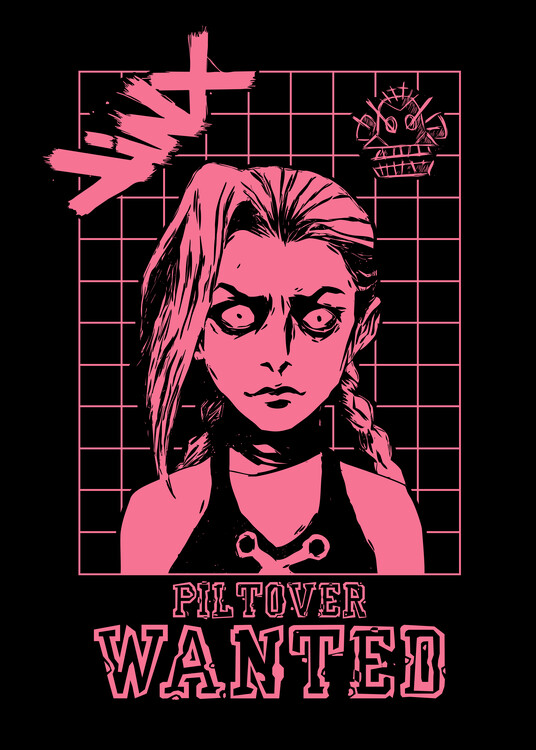 Poster Jinx Piltover Wanted