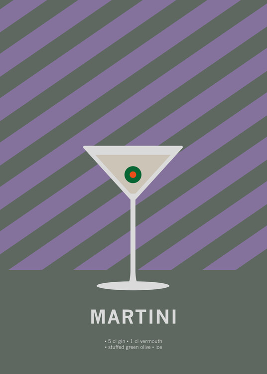 Poster Drink Martini