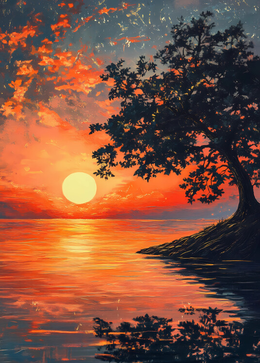 Poster Sunset Seascape